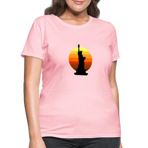 USA: Golden Horizon Liberty - Women's T-Shirt