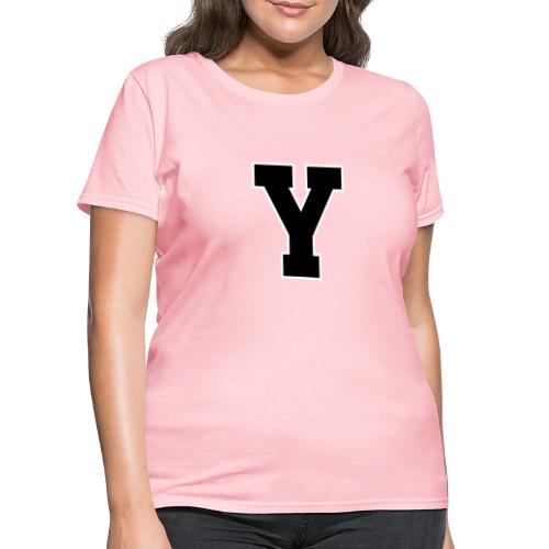 Varsity Letter Y Collegiate Alphabet Art - Women's T-Shirt