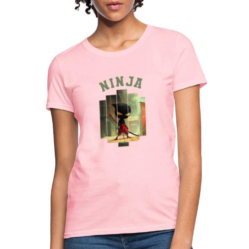 Cute Ninja Attack - Women's T-Shirt