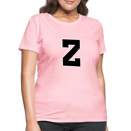 Varsity Letter Z Athletic Font Design - Women's T-Shirt