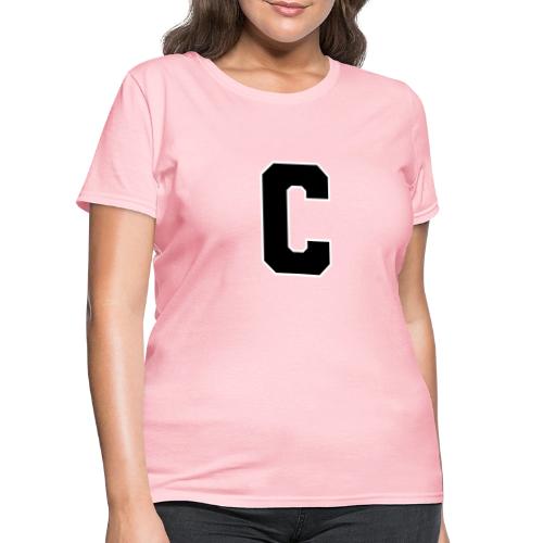 Varsity Letter C Collegiate Monogram - Women's T-Shirt