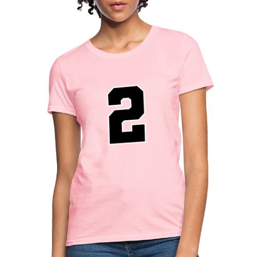 Varsity Number 2 Sports Design - Women's T-Shirt