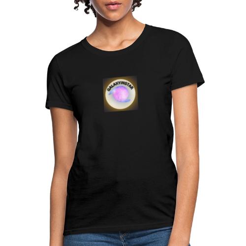 Galaxyinstar Logo With Name - Women's T-Shirt
