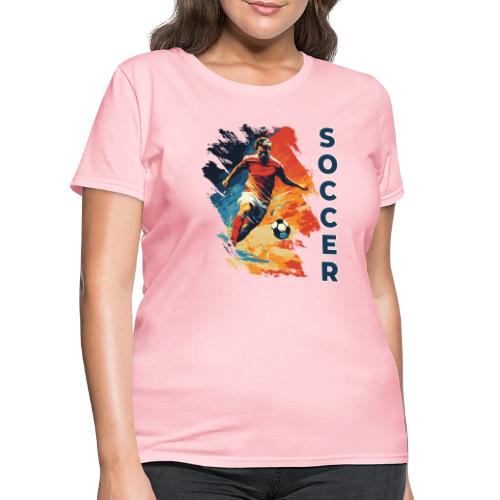 Soccer Action Pulse - Women's T-Shirt