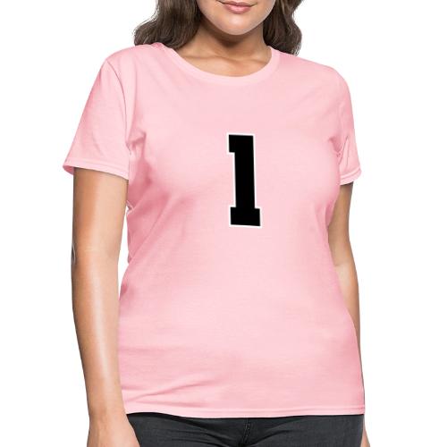 Varsity Number 1 Athletic Style - Women's T-Shirt