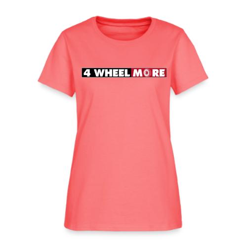4 Wheel More Rectangle Logo - Women's T-Shirt