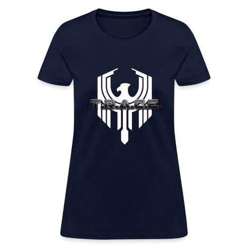 White T.R.A.C.E. Emblem - Women's T-Shirt