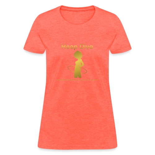 Hoop Diva - Gold - Women's T-Shirt