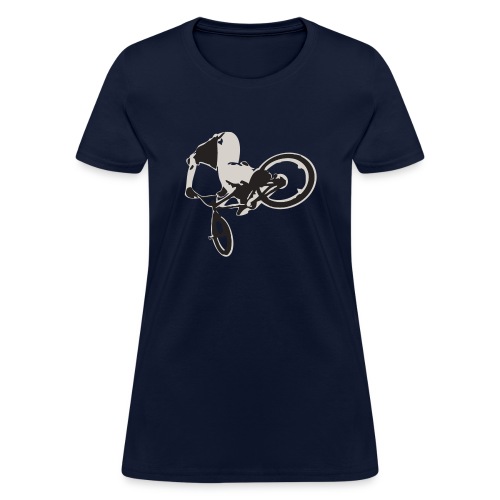 Extreme BMX Bike Flex Print Design - Women's T-Shirt