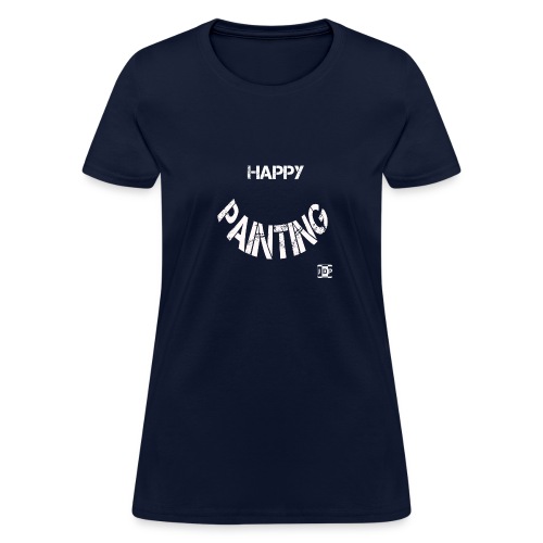 Happy Painting with Logo - Women's T-Shirt