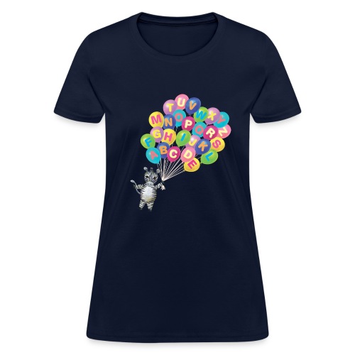 Balloons Zebra - Women's T-Shirt