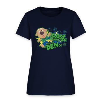 Talking Ben 100% Genius - Women's T-Shirt - navy - Front