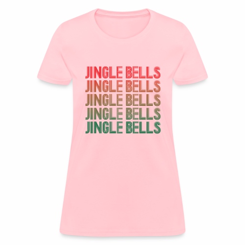 Jingle Bells Retro Snowy Christmas Pajama Gift. - Women's T-Shirt