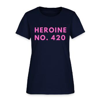 Heroine No 420 - Women's T-Shirt - navy - Front