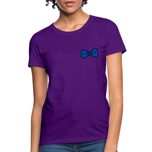 TomoTees Big Blue Bow - Women's T-Shirt