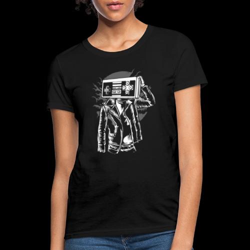 Retro Gamer Head - Women's T-Shirt