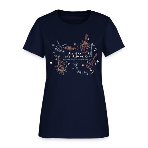 RMF Instrument Doodle Design - Women's T-Shirt