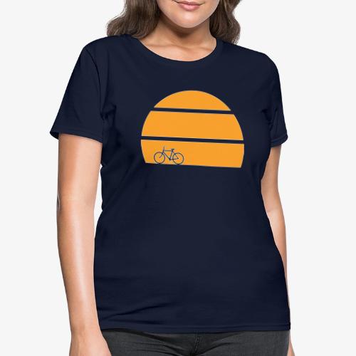 Bicycle Sunset v2 - Women's T-Shirt