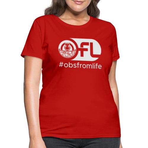 Observations from Life Logo with Hashtag - Women's T-Shirt