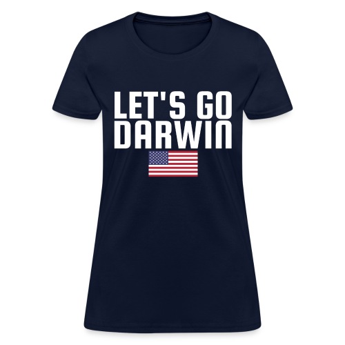 Let's Go Darwin - USA Flag - Women's T-Shirt
