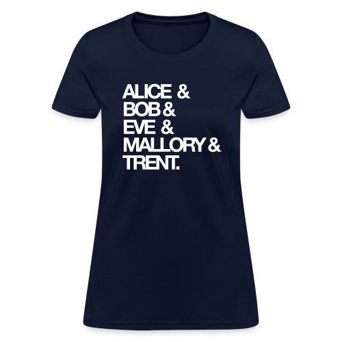 Alice, Bob, Eve... - Women's T-Shirt