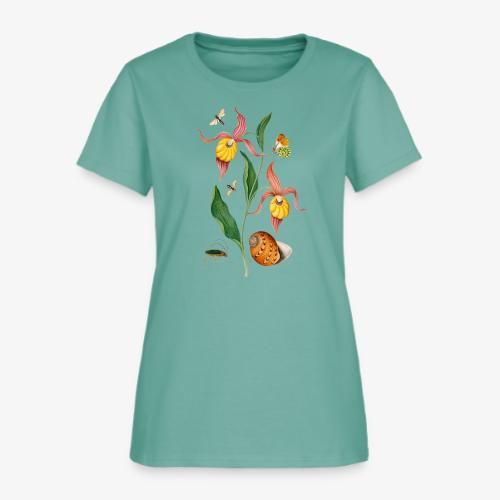 Lady Slipper Orchid - Women's T-Shirt