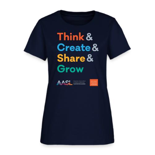AASL Standards Domains - Women's T-Shirt