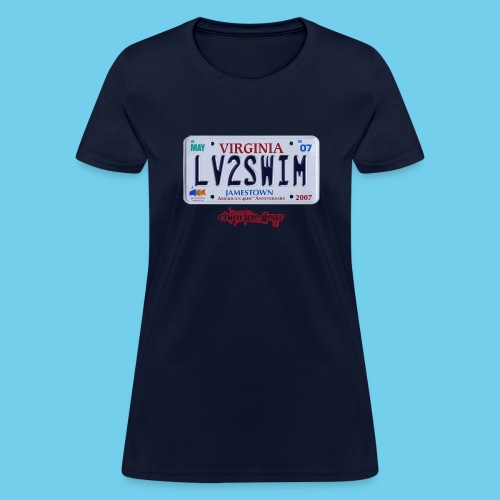 VA license plate LV2SWIM - Women's T-Shirt