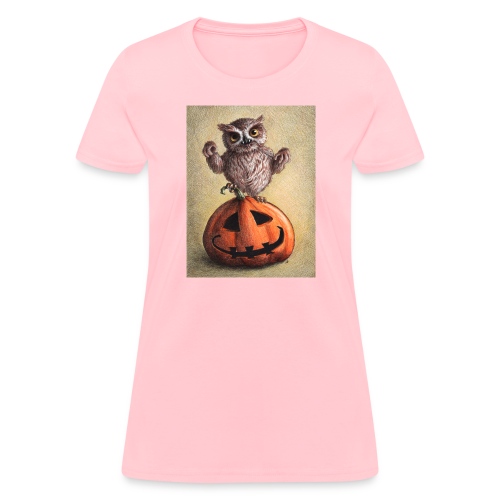 Funny Halloween Owl - Women's T-Shirt