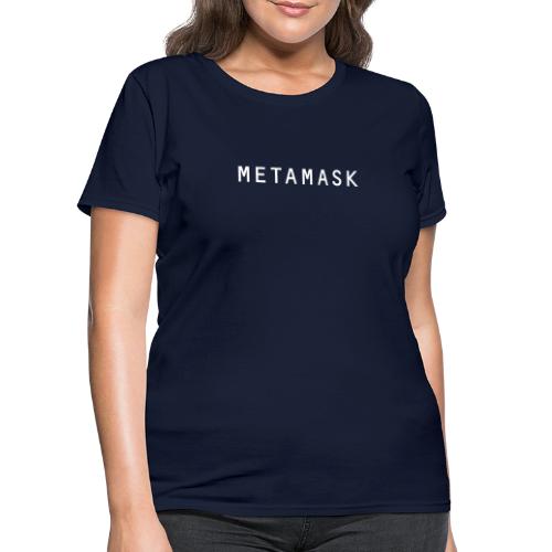 MetaMask Wordmark White - Women's T-Shirt