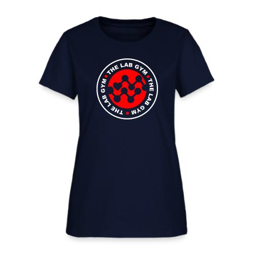 The Lab Circle Logo with heart White - Women's T-Shirt