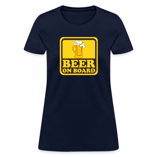 Beer On Board - Women's T-Shirt
