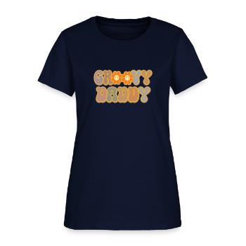 GROOVY DADDY - Women's T-Shirt - navy - Front