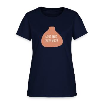 good mud good mood t-shirt - Women's T-Shirt - navy - Front