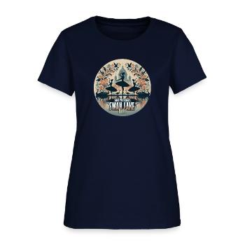 Swan lake ballet, Saint petersburg, Russia - Women's T-Shirt - navy - Front