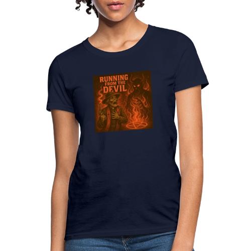 Running From The Devil The Outlaw Reverend - Women's T-Shirt