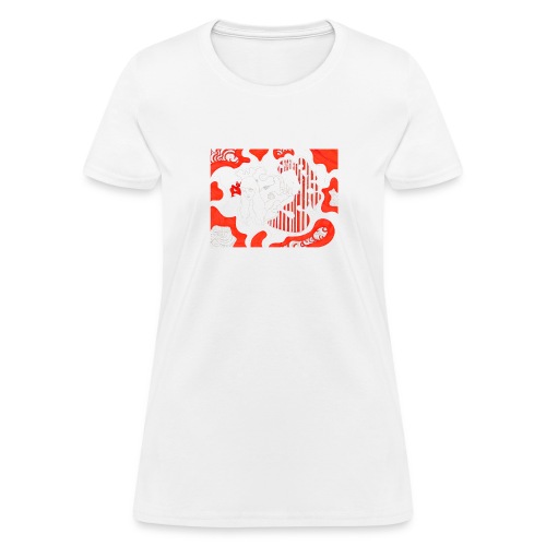 white red white - Women's T-Shirt
