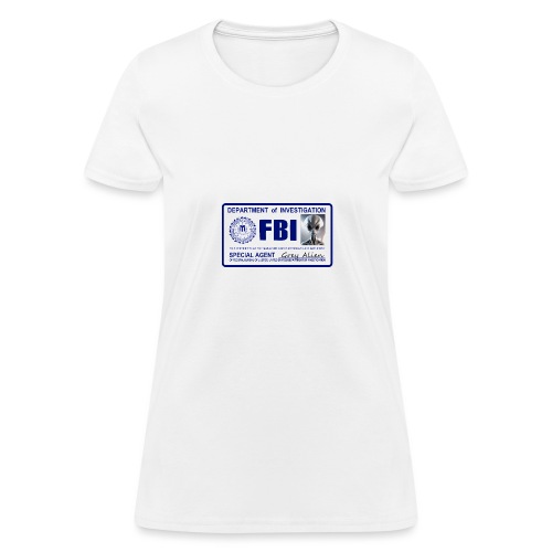 Alien FBI Credentials - Women's T-Shirt