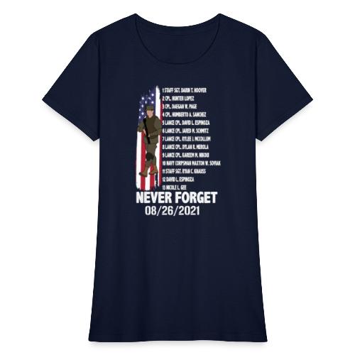 Names Of Fallen Soldiers 13 Heroes Never Forget - Women's T-Shirt