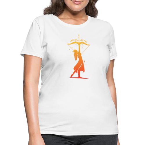 Sagittarius Archer Zodiac Fire Sign - Women's T-Shirt