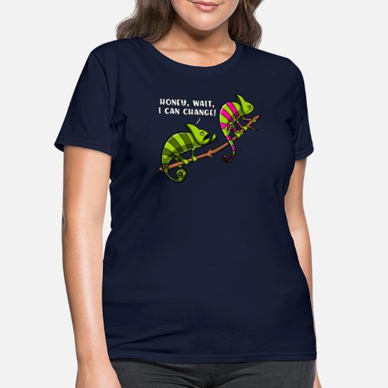Cute Chameleon Lizard Couple Funny Joke' Women's T-Shirt | Spreadshirt