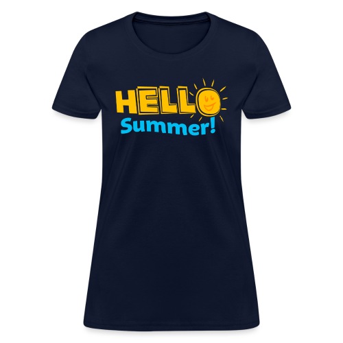 Kreative In Kinder Hello Summer! - Women's T-Shirt