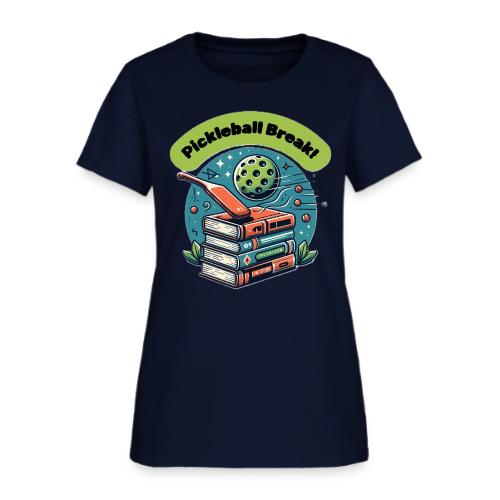 Books? Nah, Let's Play Pickleball - Women's T-Shirt