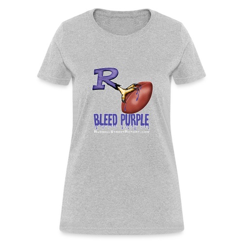ravens r bleed shirt png - Women's T-Shirt