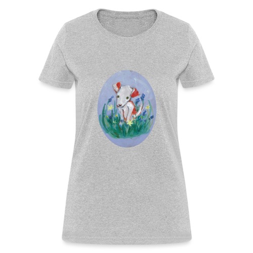 Frankie Puppy Oval - Women's T-Shirt