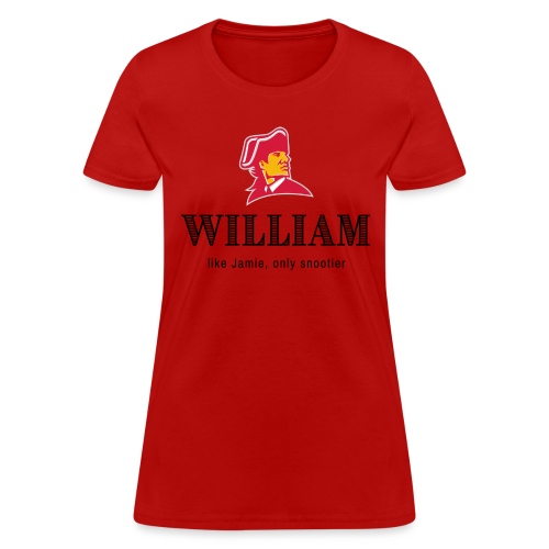 WILLIAM Black Font - Women's T-Shirt