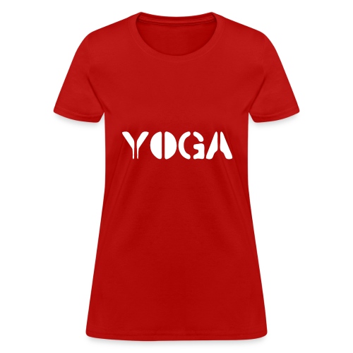 YOGA white - Women's T-Shirt