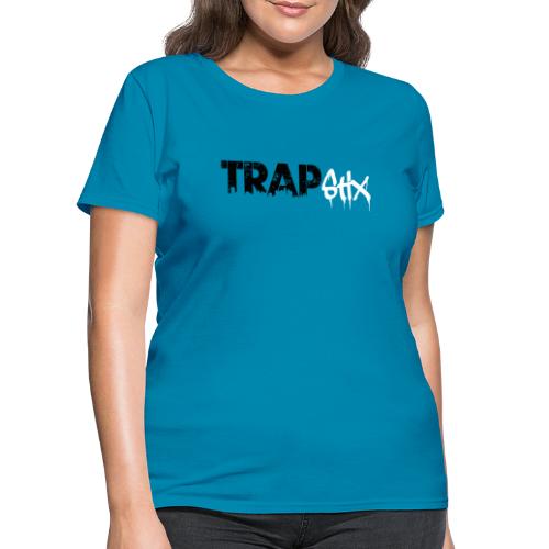 TRAPSTIX LOGO (Black x White) - Women's T-Shirt