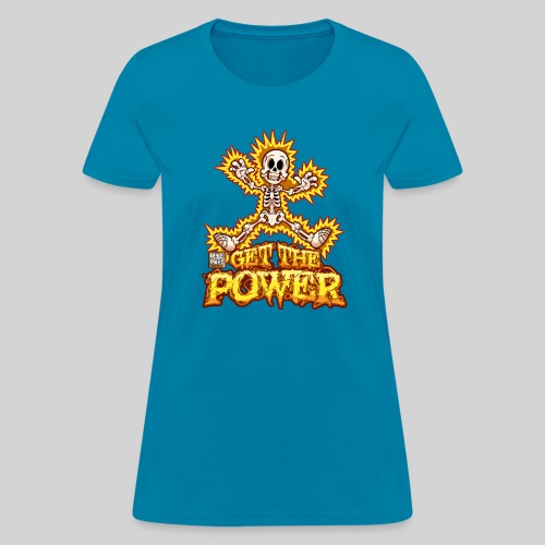 Cartoon Get the Power - Women's T-Shirt