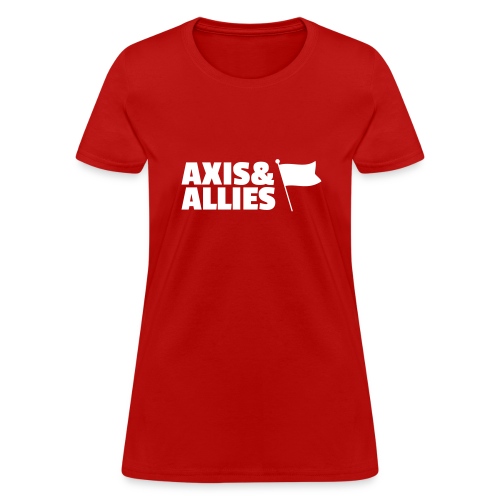 Axis and Allies logo with Flag - Women's T-Shirt